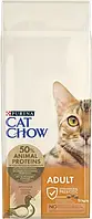 Сухой корм для взрослых кошек Purina Cat Chow Adult с уткой 15 кг