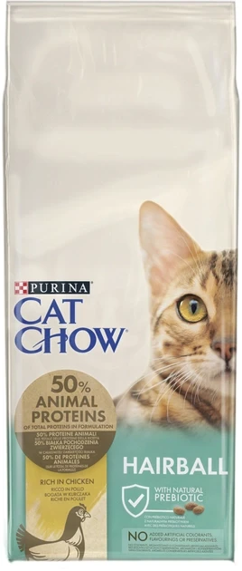 Сухий корм для котів Purina Cat Chow Hairball проти утворення волосяних кульок з куркою 15 кг
