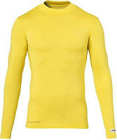 Футболка компрессионная детская Uhlsport BASELAYER желтая 1003078 07