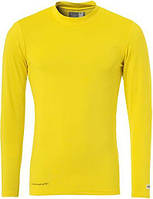 Футболка компрессионная Uhlsport BASELAYER желтая 1003078 16