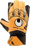 Вратарские перчатки Uhlsport STARTER RESIST оранжево-черно-белые 1011079 01