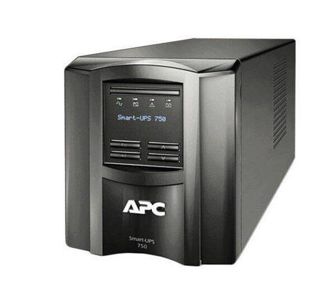 ДБЖ APC Smart-UPS 750VA LCD (SMT750I) / 230 V / 750 V·А / 500W / 6 виходів / USB Type-B, RS-232, фото 1