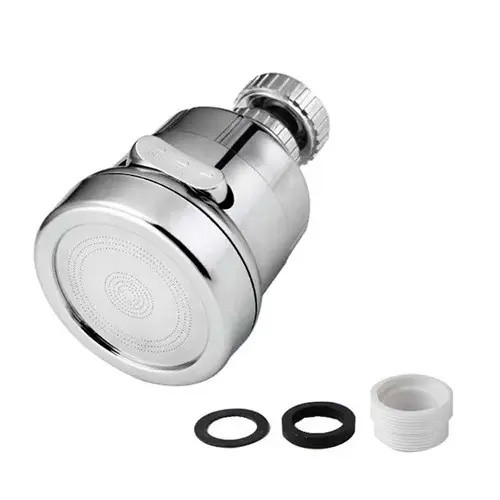 Поворотна насадка на кран, 3 режими, аератор води, дифузор, фото 1