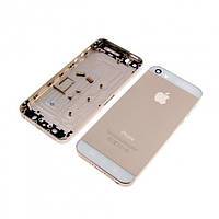 Задняя крышка корпус iPhone 5S золотая