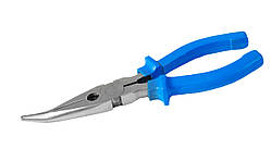 Щипці гнуті 180 мм American Type, C45, HRC 44~48 MASTERTOOL 22-3180