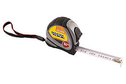 Рулетка 5 м*19 мм з фіксатором полотна MASTERTOOL 63-5019