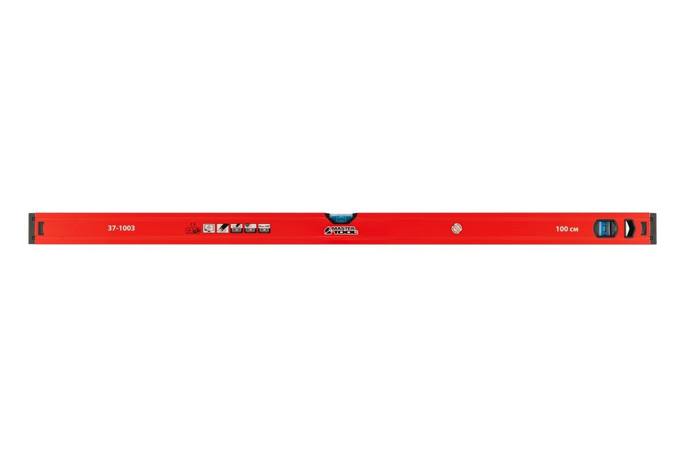 Рівень MASTERTOOL 100 см 2 капсули 0.5 мм/м фрезерована поверхню 37-1003