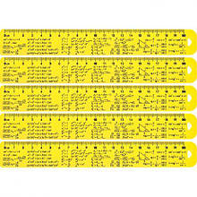 Лінійка 20 см, пластикова "Алгебра" MZOPT