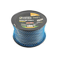 Лісочка для тріммера армована 2,70 мм*138 м, 1 кг, "квадрат" MASTERTOOL 19-1927