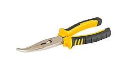 Щипці гнуті 200 мм, C55, HRC 45~50 MASTERTOOL 23-3200