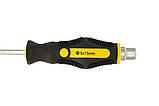 Відверта ударна шліцьова магнітна MASTERTOOL EXTERNAL HEX SL5х75 мм ручка з TPR-покриттям 49-6575, фото 6