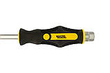 Відверта ударна шліцьова магнітна MASTERTOOL EXTERNAL HEX SL8х150 мм ручка з TPR покриттям 49-6815, фото 5