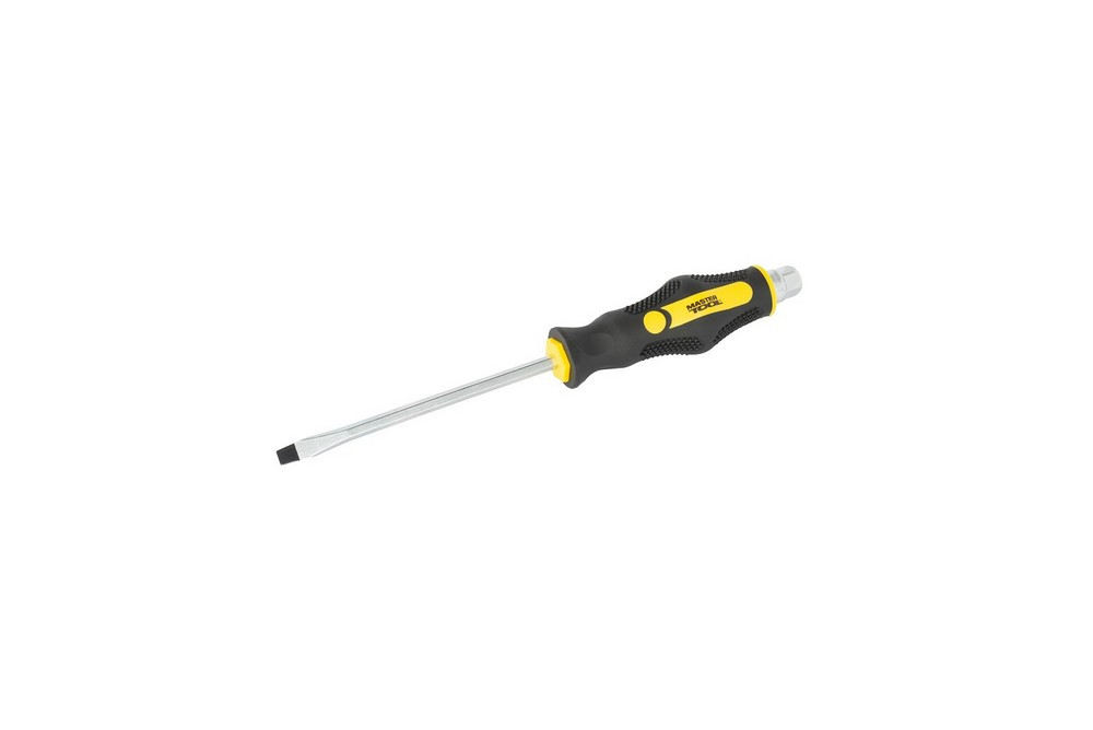 Відверта ударна шліцьова магнітна MASTERTOOL EXTERNAL HEX SL6х125 мм ручка з TPR-покриттям 49-6612
