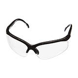 Окуляри захисні прозорі, матеріал лінз полікарбонат, матеріал заушников полікарбонат чорного кольору, захист, фото 2