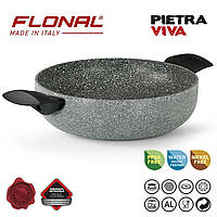 Сотейник Flonal Pietra Viva 32 см (PV8PH3270) антипригарне мінеральне Magma-Tech Made in Italy