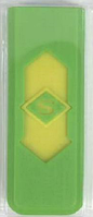 Спіральна електро USB запальничка зелена No0014
