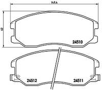 Колодка торм. диск. FIAT LINEA, BRAVO передн. (пр-во BREMBO) P 23 087 Ukr