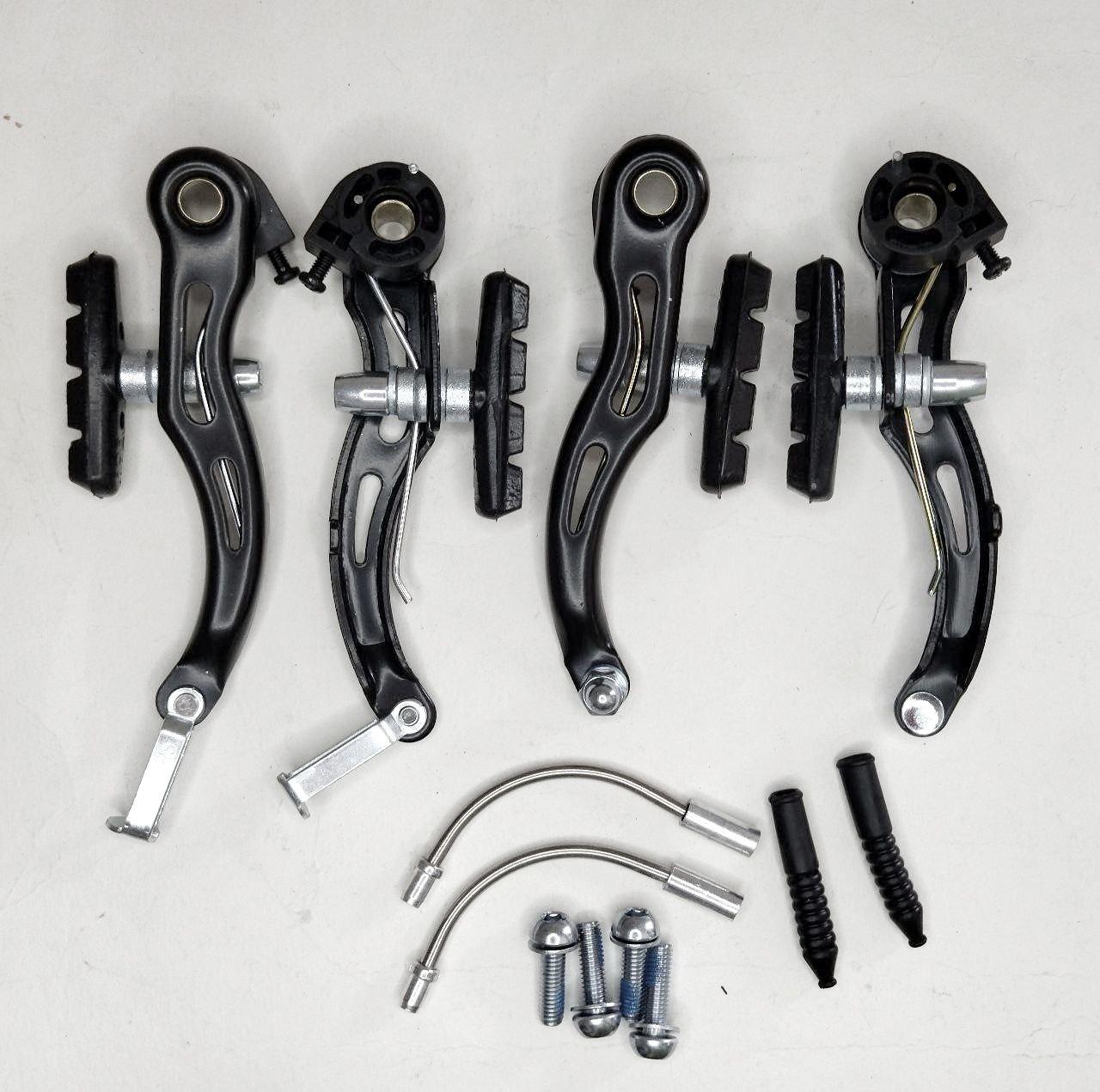 Комплект велосипедних гальм V-brake VB-968SK, сталеві 0753, фото 1