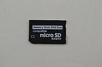 MEMORY STICK PRO DUO адаптер переходник для Sony psp MICROSD TF