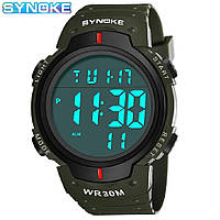 SYNOKE цифровий спортивний водонепроникний годинник 30 м Reloj Hombre.