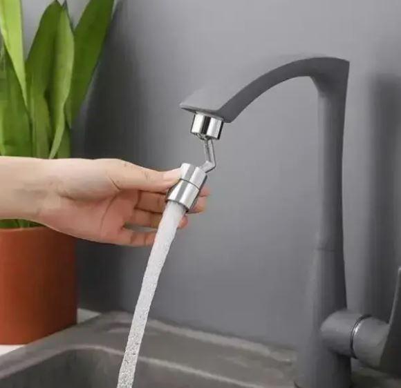 Насадка на кран із поворотом 720 градусів економить воду, фото 1