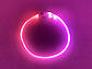 Нашийник для собак світлодіодний з підсвічуванням (рожевий L 70см), фото 7
