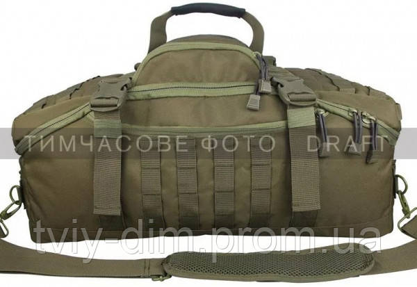 Сумка-баул/рюкзак 2Е Tactical, XL, зелена 2E-MILDUFBKP-XL-OG (код 1456074)