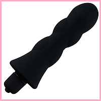 Вібратор анальний 13 см, пробка анальна з вібропулею, Вібропробка для аналевої стимуляції, Інтимні іграшки