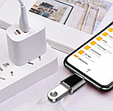 Адаптер перехідник OTG USB 3.0 Lightning Black, фото 2