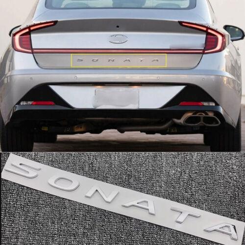Шильдик емблема напис на багажник HYUNDAI Sonata  Хюндай Соната  колір хром