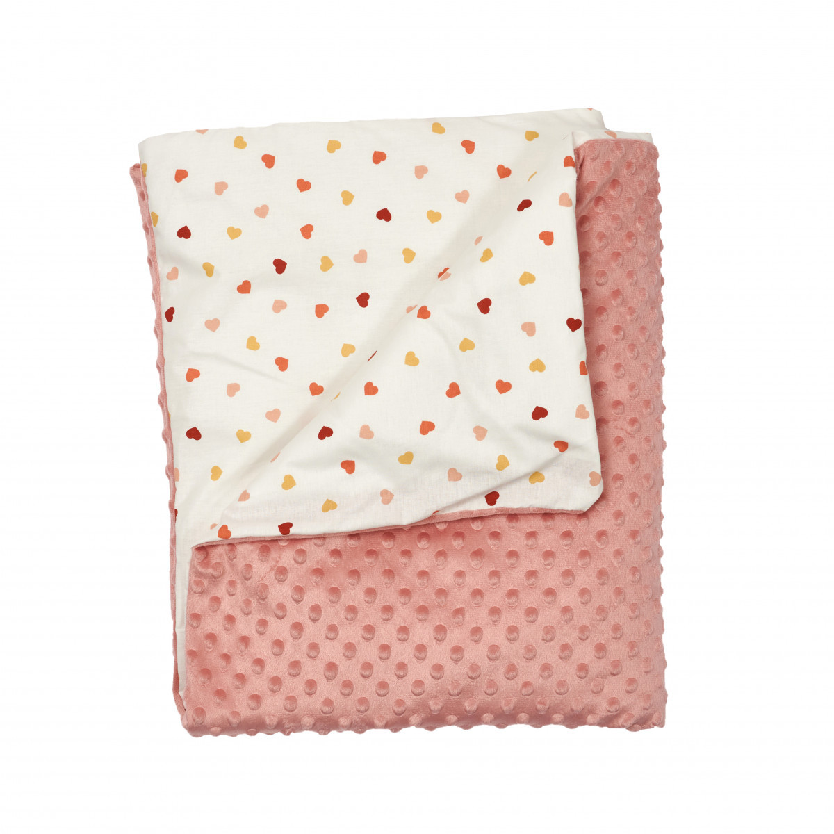 Дитячий плед Twins Minky зі зйомним наповненням (slimtex) 100х80 пудровий рожевий, фото 1