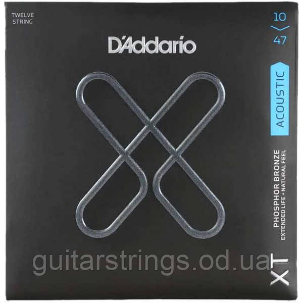 Струны D'Addario XTAPB1047-12 XT Coated Phosphor Bronze Extra Light 12-String 10-47