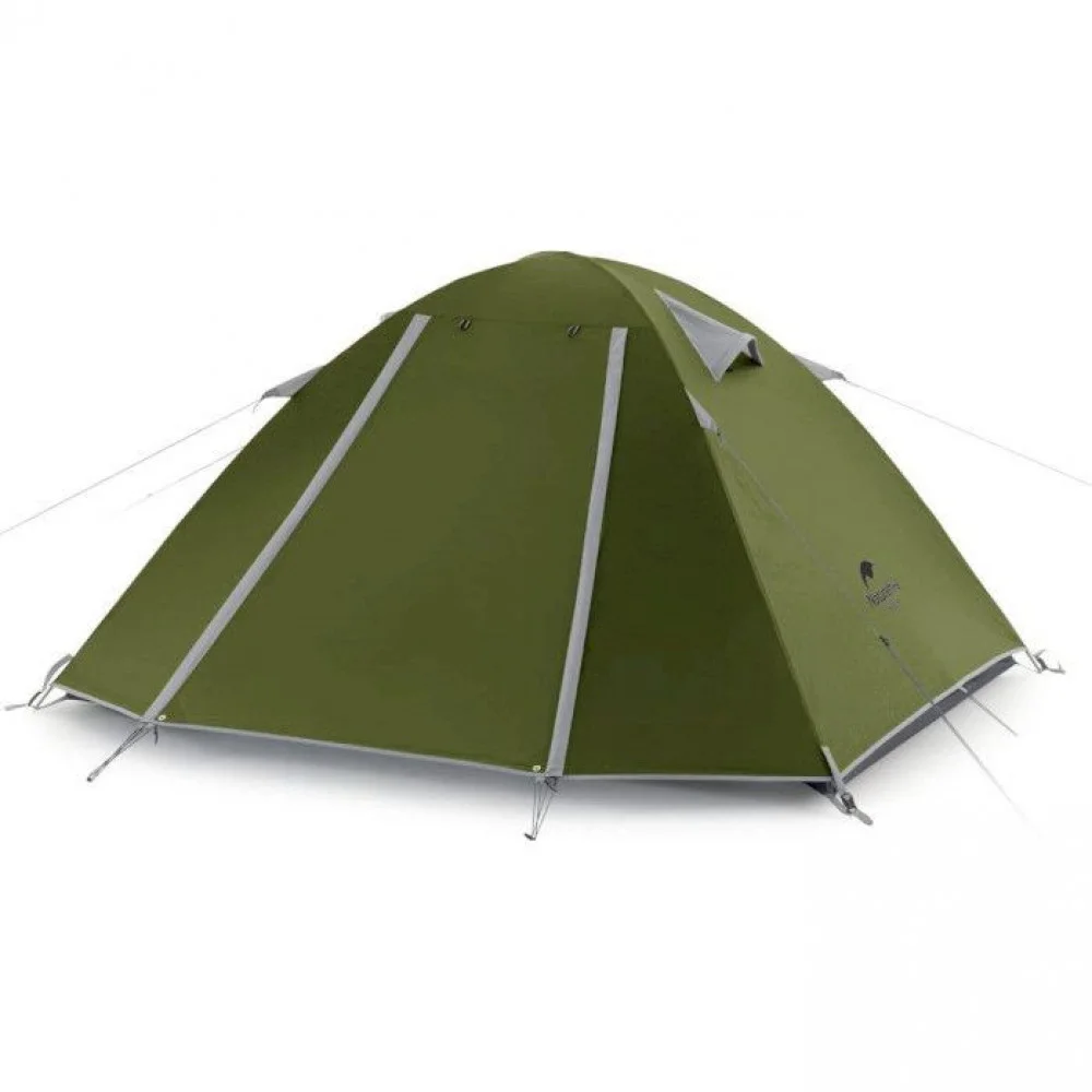 Намет Naturehike P-Series III (3-х місний) 210T 65D polyester Graphic NH18Z033-P темно-зелений