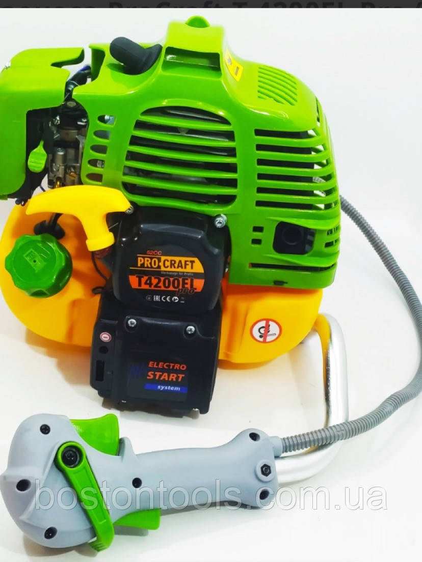 Коса бензинова Procraft T4200EL Electro Starter, фото 1