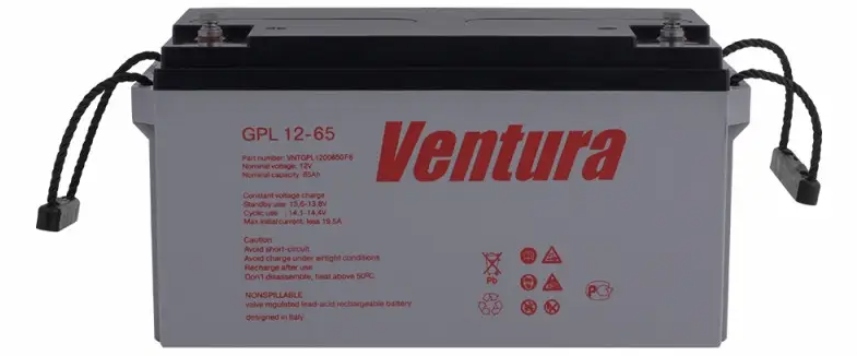 Акумуляторна батарея 12 В/65 А·год Ventura GPL 12-65