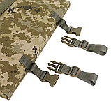 Каремат (40х130 см) П'ятиточка Чотирьохсекційна П-4 Cordura1000D Піксель | З теплоізоляцією Ізолону, фото 4