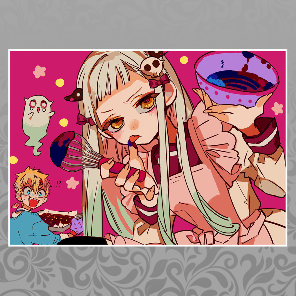 Плакат А3 Аніме Jibaku Сьонен Hanako-kun 042
