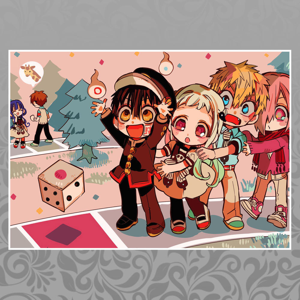 Плакат А3 Аніме Jibaku Сьонен Hanako-kun 047