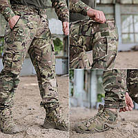 Штани тактичні військові 9 кишень Grifon мультикам ріп-стоп (вафелька) Lynx ЧСМ літні