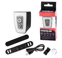 Велоліхтар габаритний T11-15LED, ЗУ micro USB, вбудований акумулятор, вологозахист IPx5