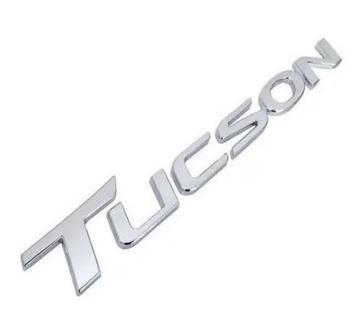 Шильдик емблема напис на багажник HYUNDAI TUCSON Хюндай Туксон колір хром, фото 1