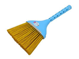 Віник пластиковий синтетичний для прибирання приміщень Zambak №123 Віник господарський для підмітання підлоги L40cm