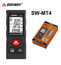 Лазерний далекомір SNDWAY SW-MT4 [лазерна рулетка до 40м]