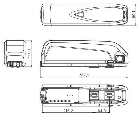 Литиевый аккумулятор Quantum 48 V / 20 АH - фото 4 - id-p1458136447