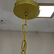 Золота сучасна люстра 85см на 8 ламп (56-LPR0032-8 GD+WH), фото 9