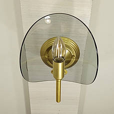 Золота сучасна бра (56-WLPR0032-1 GD+BK), фото 2