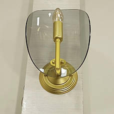 Золота сучасна бра (56-WLPR0032-1 GD+BK), фото 3