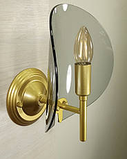 Золота сучасна бра (56-WLPR0032-1 GD+BK), фото 4