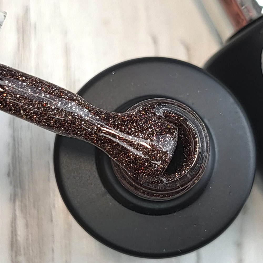 Гель лак для нігтів Saga Fiery Gel №21 шоколадний 8мл
