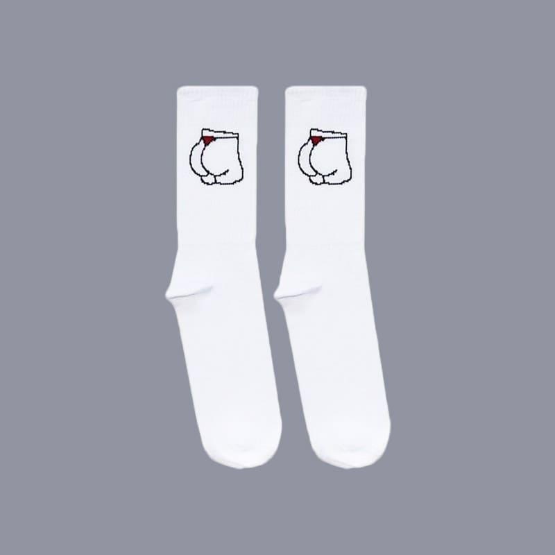 Жіночі шкарпетки О Нет Попа, Білі 36-40р.